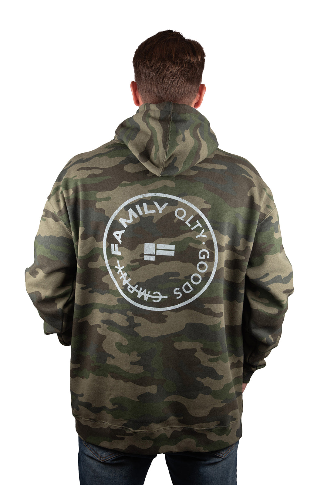 Men's Green Camo Hoodie