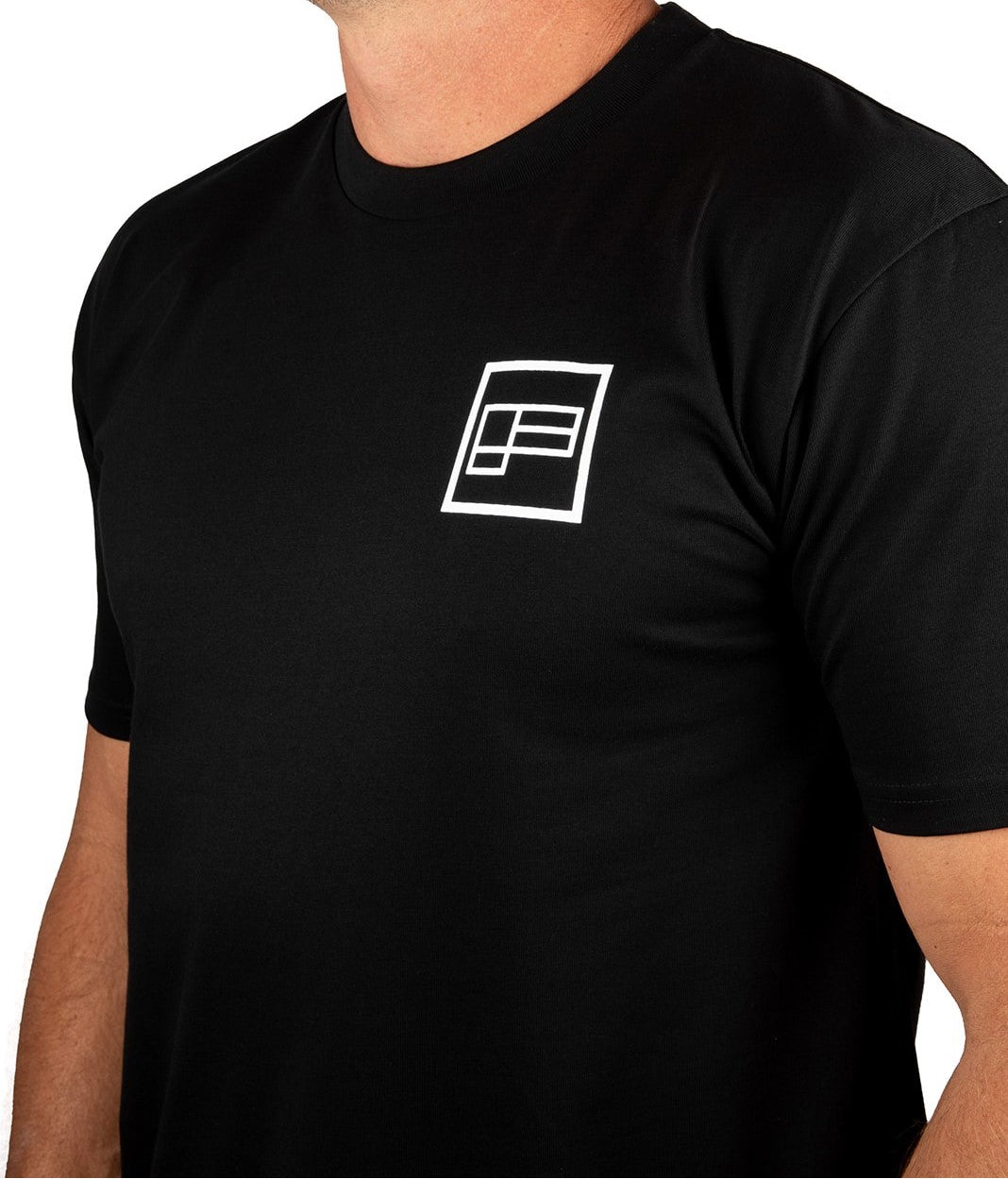Men's Black Square Tee