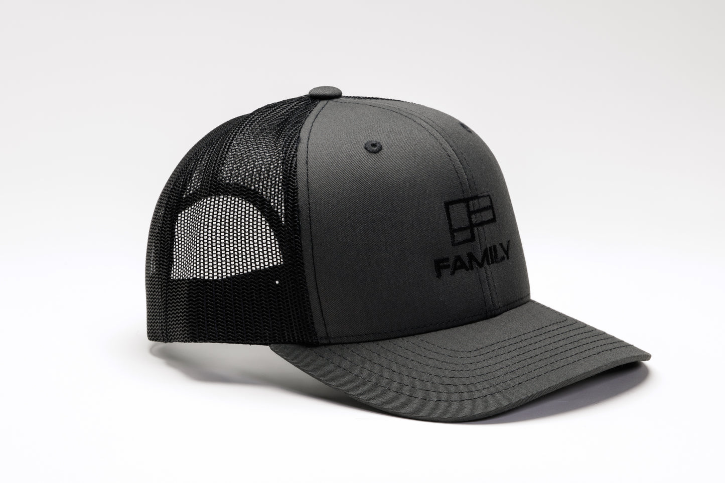 Retro Family Trucker Charcoal/Black