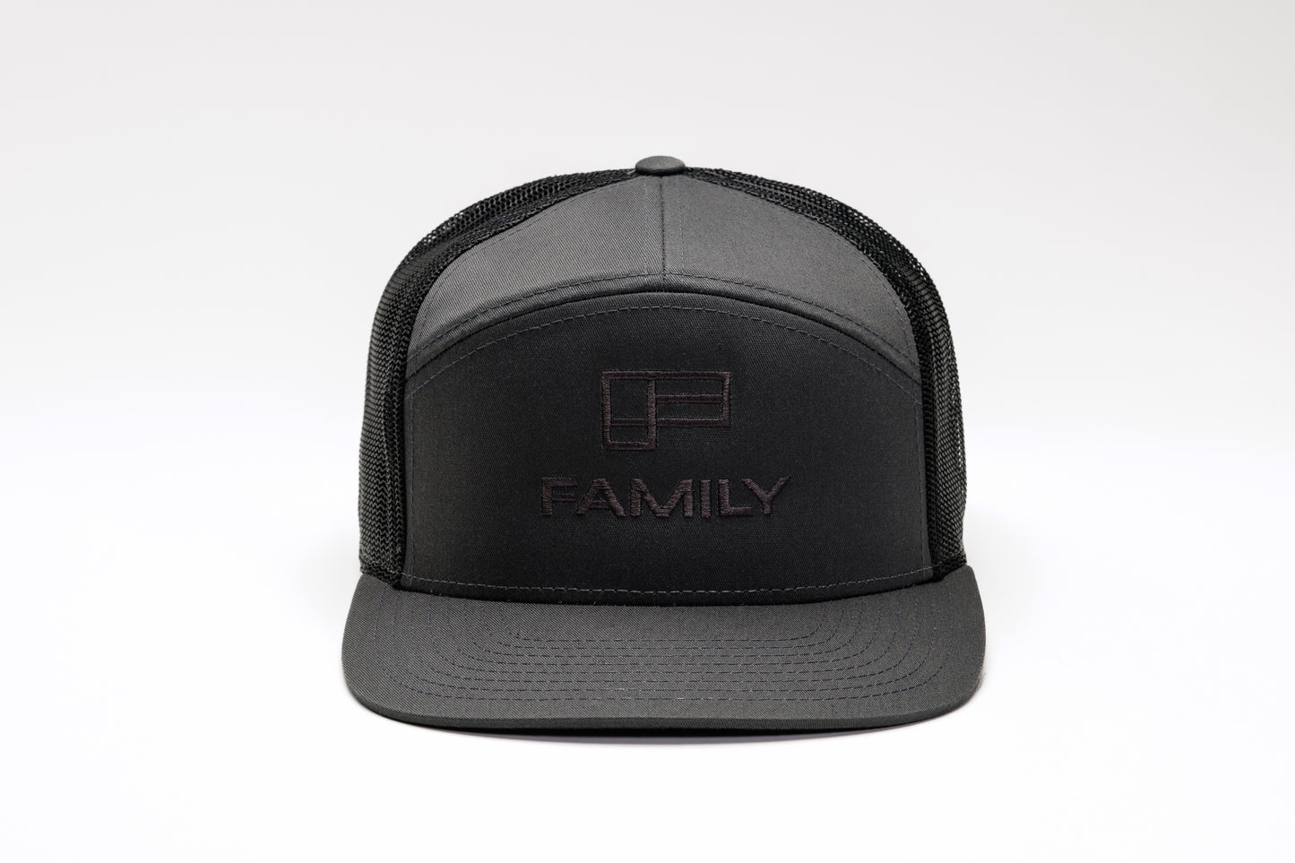 Family Seven-Panel Trucker - Grey/Black