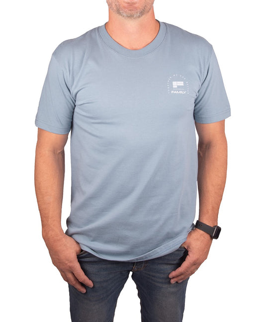 Adult Blue Arch Tee