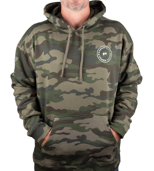 Men's Green Camo Hoodie
