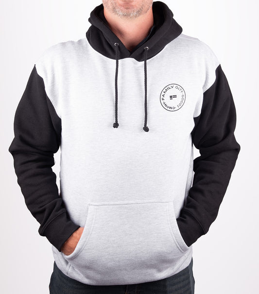 Men's Grey/Black Hoodie