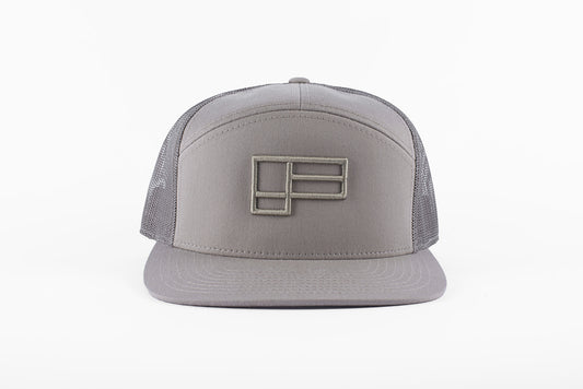 Family Seven-Panel Trucker - Pale Khaki/Loden Green