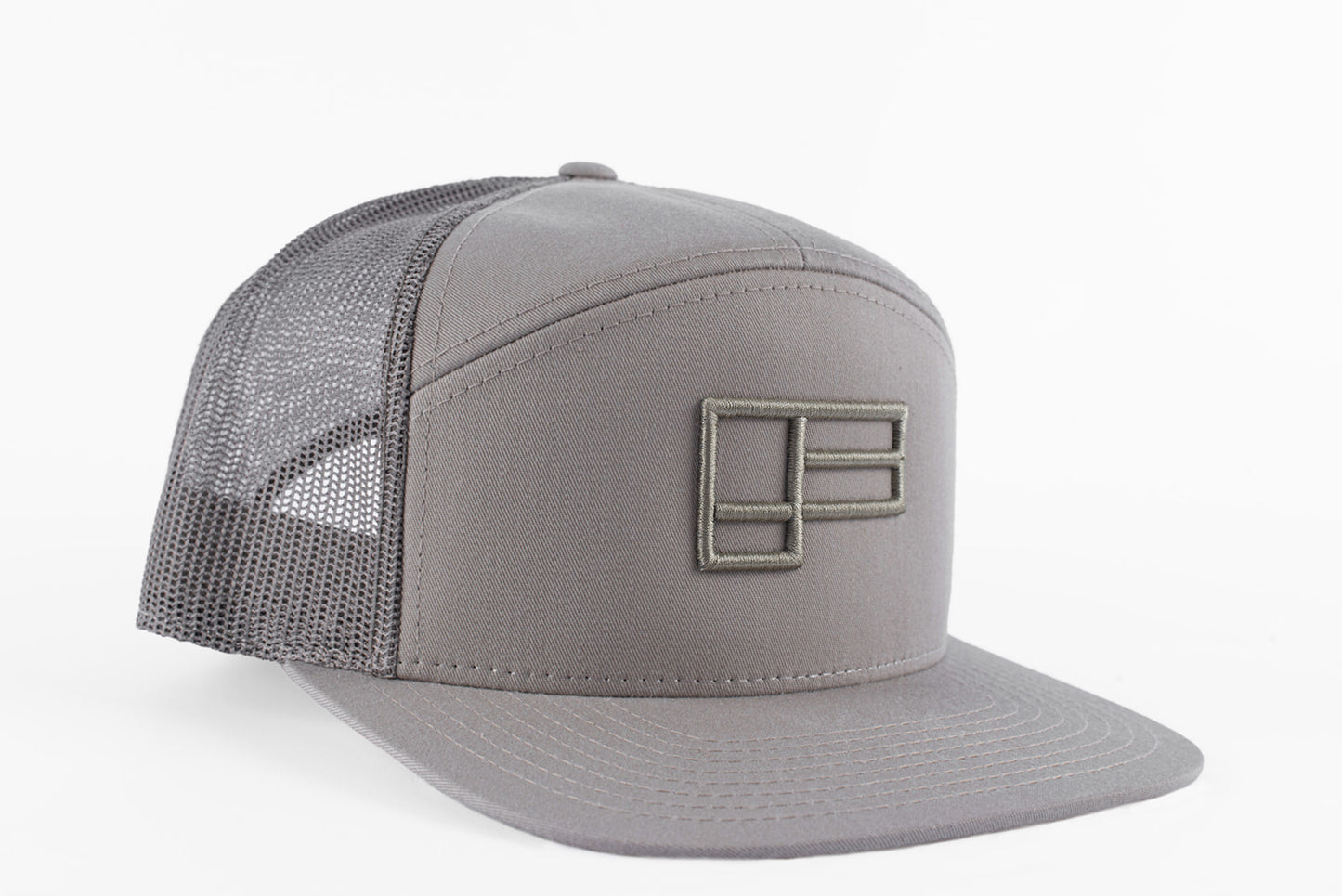 Family Seven-Panel Trucker - Pale Khaki/Loden Green