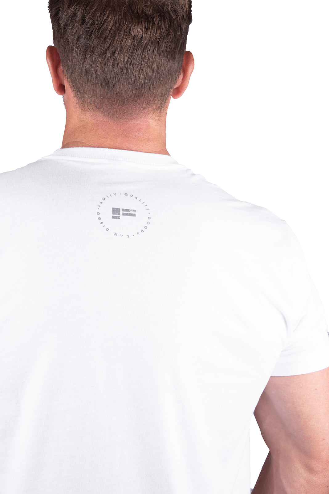 Unisex White Flag Tee